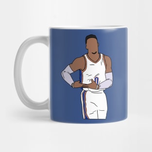 Russell Westbrook Rocks The Baby Mug